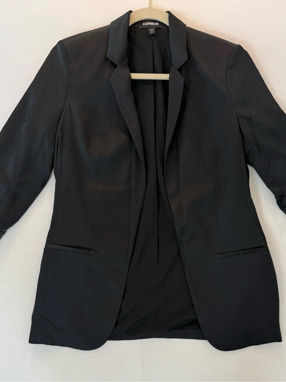 Express Black Women's Longline Blazer